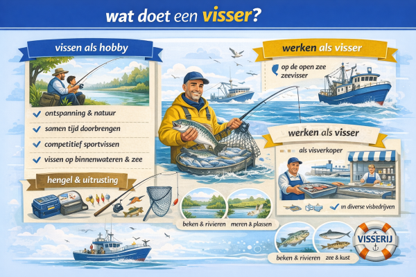 Alles over het beroep visser Wat doet een visser